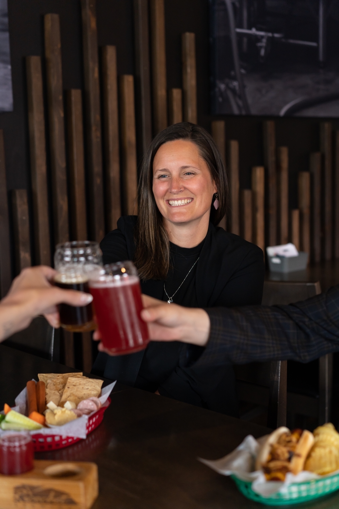 Craft beer at the Ricochet Brewing taphouse in Salmon Arm